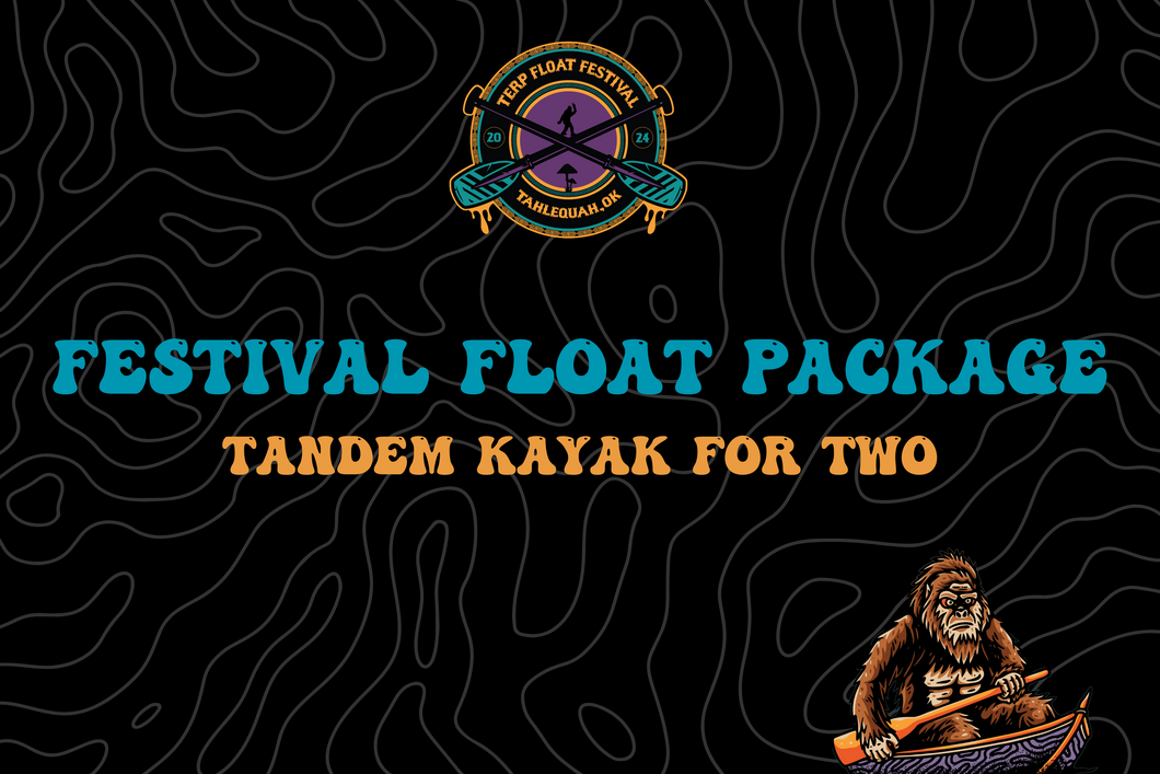 Float & Festival Package - Tandem Kayak for Two (Rental)